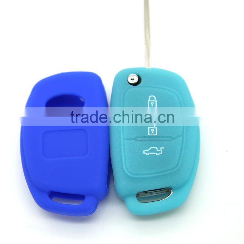 Popular China manufacturer cheap silicone car key protector for Hyundai