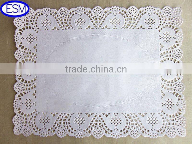 Eco-friendly Paper Doilies with all packing square Table Paper Doilies Inch Paper Doilies