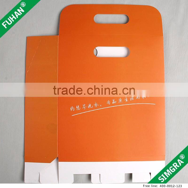 Factory Customized Paper Craft Gift Boxes Handle Bag