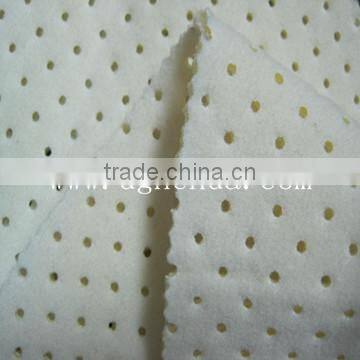 perforated fleee fabric bonded fleece fabric with pu foam 360 for medical supplies