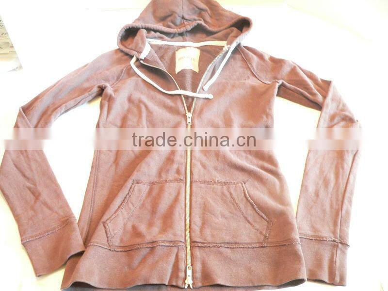 LONG SLEEVE ZIPPERED WARM HOODIE SWEATSHIRT FOR LADIES