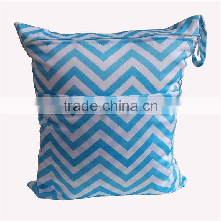 Portable Waterproof Zipper Wet Bag diaper Bag