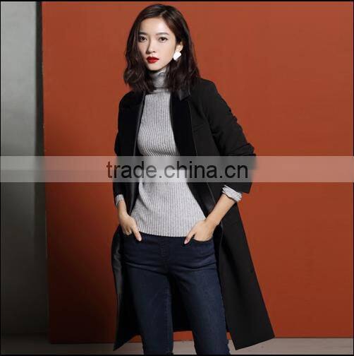 fashion ladies custom long women blazer WMS26