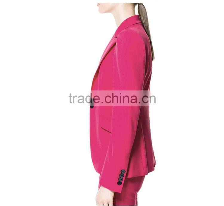 Guangzhou Factory Woman Jackets Apparel For Ladies Formal Blazer OEM