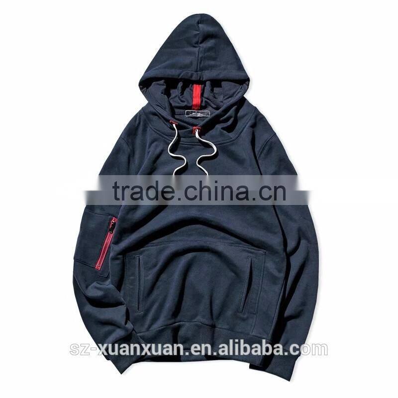 American new design casual hoody long sleeve pullover hoody for men