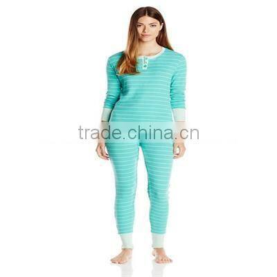 2016 Bottoms Out Women's Striped clothing Pajama Set
