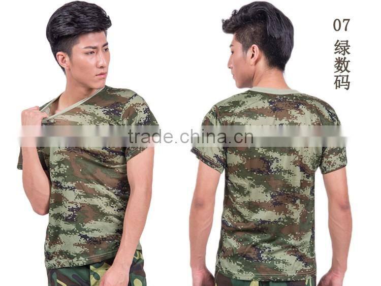 100% polyester o-neck t-shirt wholesale with all over sublimation, camouflage t-shirt wholesale