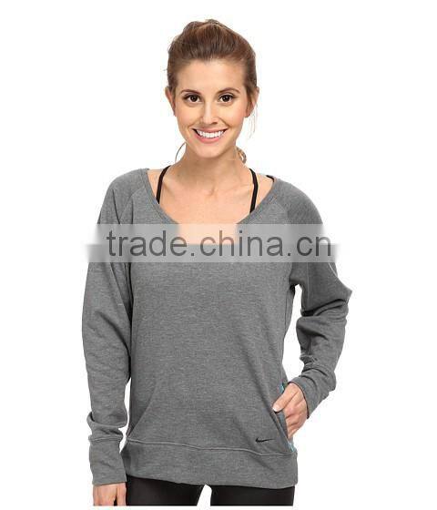 women round collar jumper pullover necklines females solid color fleece sweatshirt