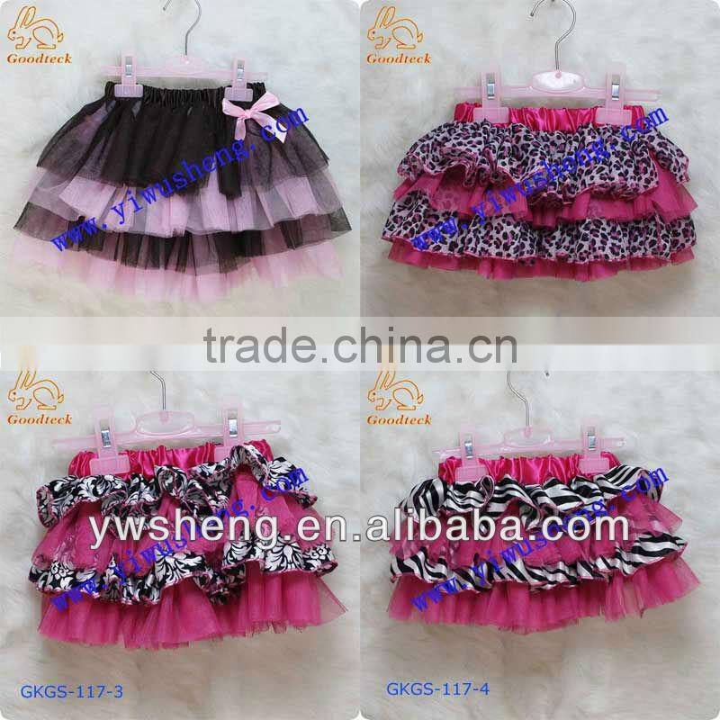 Wholesale zebra leopard leg warmer with lace ruffle