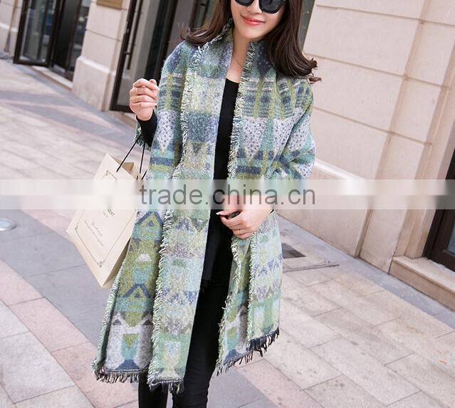 fancy printed pattern girls shawls and wraps lady shawls and wraps