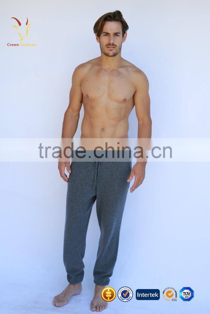 winter warm mens casual pants Men knitted Wool Pants