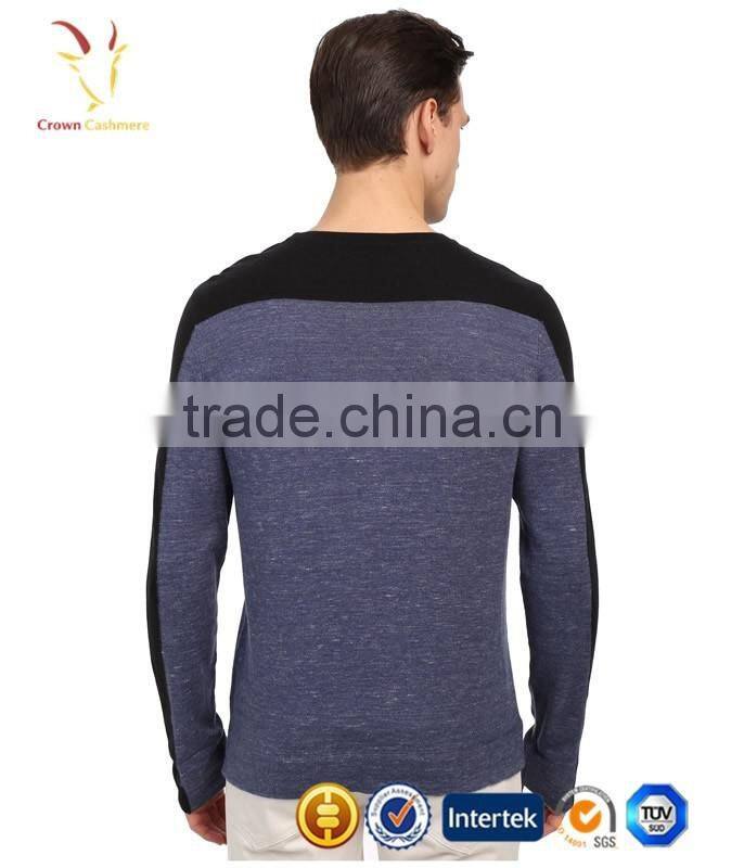 Knitting Mens Cotton Cashmere Heavy Knit Sweaters