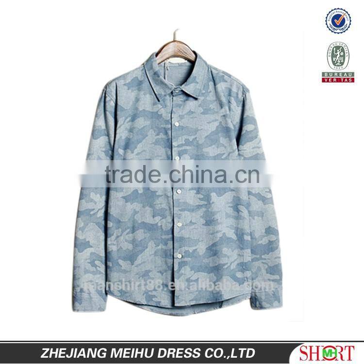 Latest shirts pattern for men fancy military style shirts men