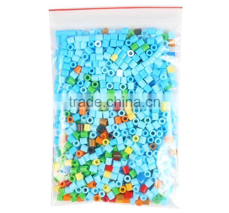 Diyfashion 5mm hama perler fuse beads Goldfish bowl set with puzzle iron paper and twezzer hama beads toys for kids 18091