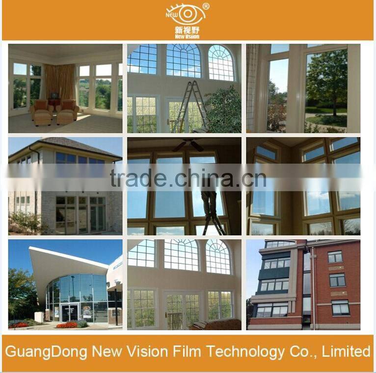 2014 new product 1.52m*30m solar control window glass film one way vision