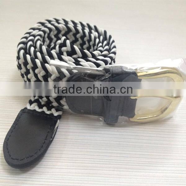 braided elastic canvas stretch belt