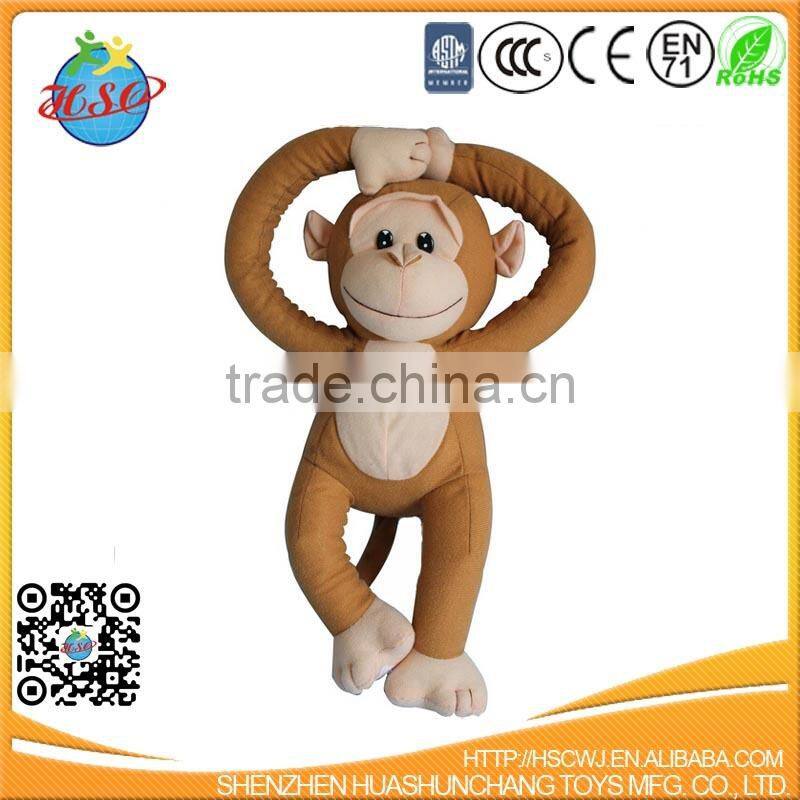 Certificated Animal Stuffed Cute Monkey Alligator Custom Plush Toys for Kids