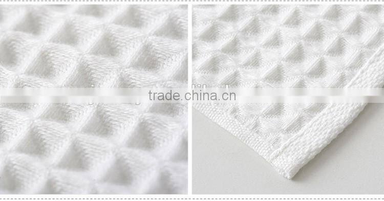 plain waffle weave bath face hand towel pique blanket