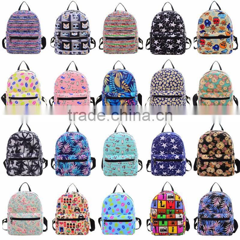 Factory direct wholesale brand Harajuku backpack canvas bag hit Korean maple leaf color for men and women students
