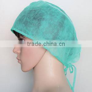 surgical nonwoven hair caps disposable printed bouffant cap
