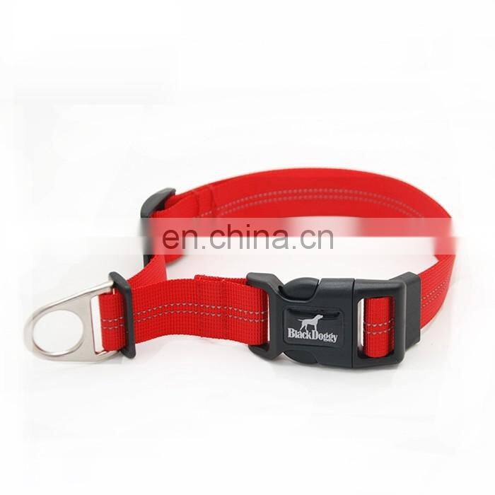 Nylon No Pull Dog Neck Collar, pet collar for large dog.
