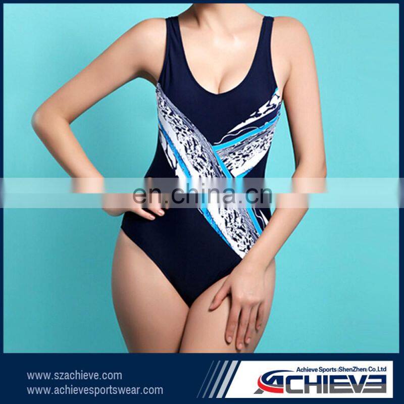 Sublimation swimming wear,OEM customized swimming suit Women Modest Swimwear Beachwear Swimming