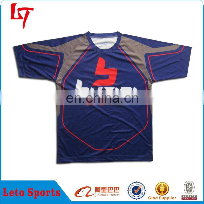Wholesale logo sublimation lacrosse shirt custom royals jersey