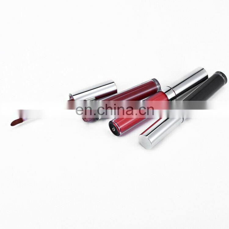 Low minimum quantity colorfast lasting color popular lipgloss your own brand makeup