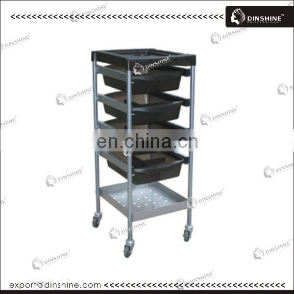china factory directly wholesale adjustable beauty cheap hair salon drawer trolley cart