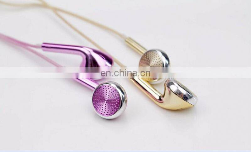 Volume control Purple color Perfume earphones cute and cheap earphones with microphone for laptop