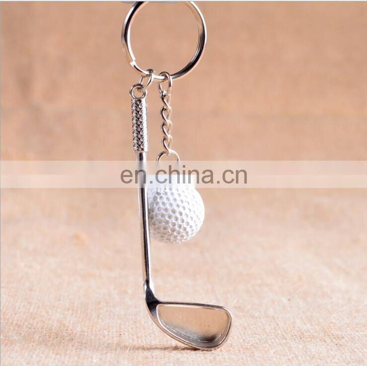 2017 design alloy Golf costom keychain