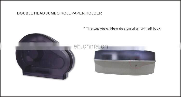 Black jumbo roll hand paper dispenser , hanging bathroom paper towel holder