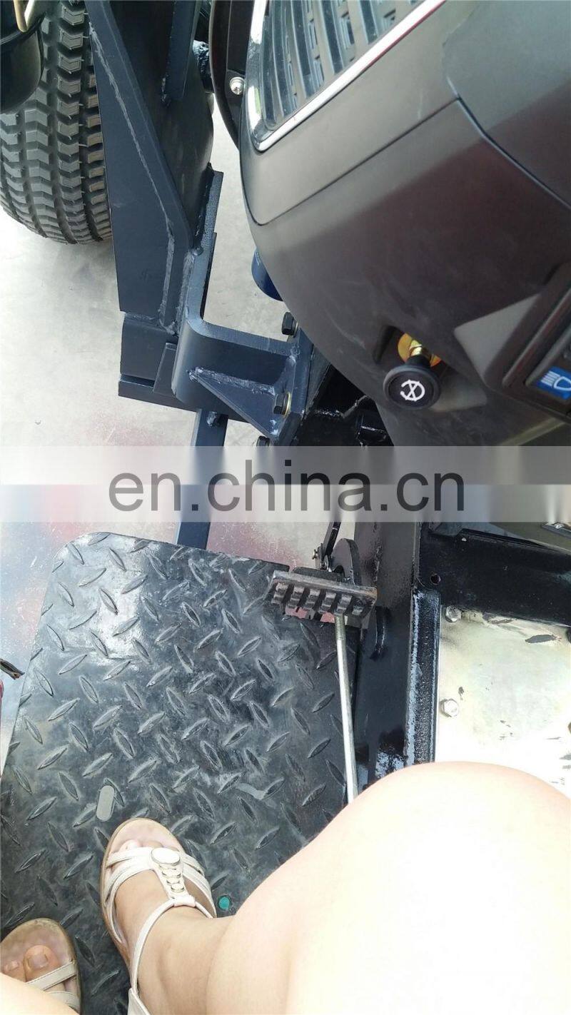 Front end loader mini articulated tractors with turf tyre