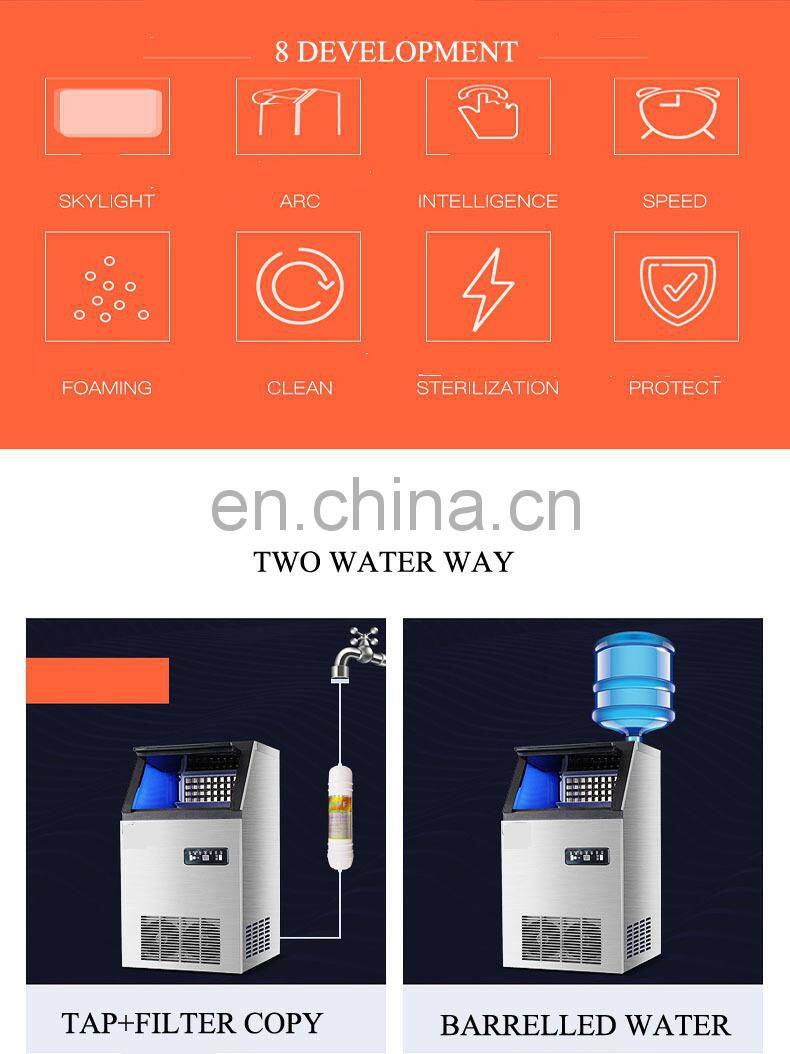 Top level automatic large capacity ice cube making machine on sale
