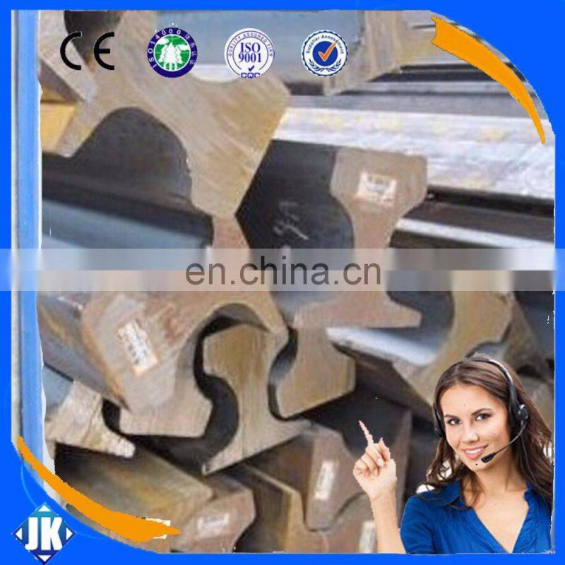 Tangshan China light steel rail for narrow gauge electric locomotives 22kg/m