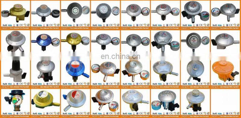 Kenya Ghana Cheap Good Quality 8mm 20mm Silver LPG Gas Cylinder Regulator LPG Gas Valve Regulator LPG Gas Regulator With Meter