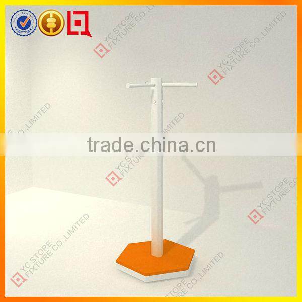 3 Way wood cloth stand display