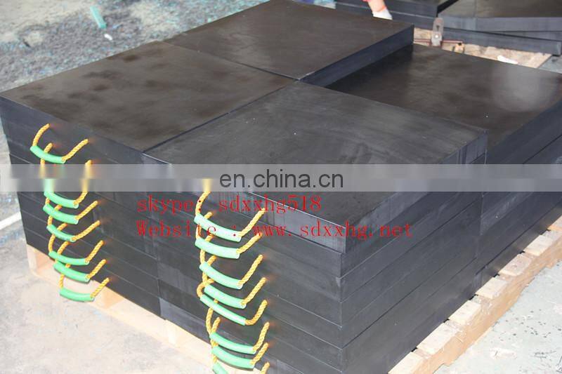 500X500X50mm mobile truck crane outrigger pad, crane stabiliser pad