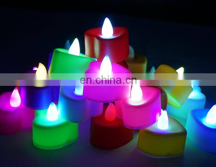 Battery operated decorative led candle flameless led electronic candle light plastic mini led tea/ Led candle light