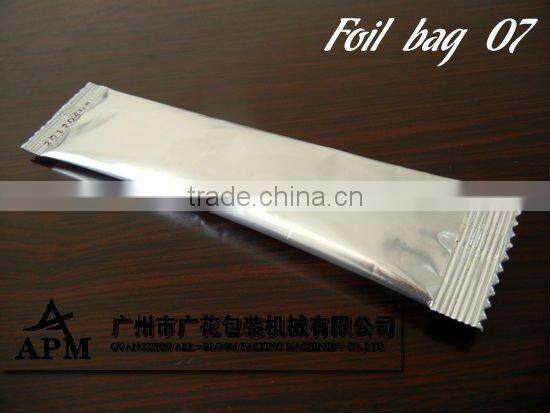 7 foil bag packing samples