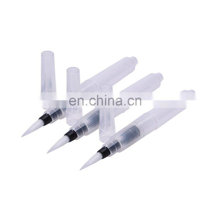Different Size Large Capacity Barrel Water Paint Brush Set For Self Moistening Pen Drawing Art Supplies