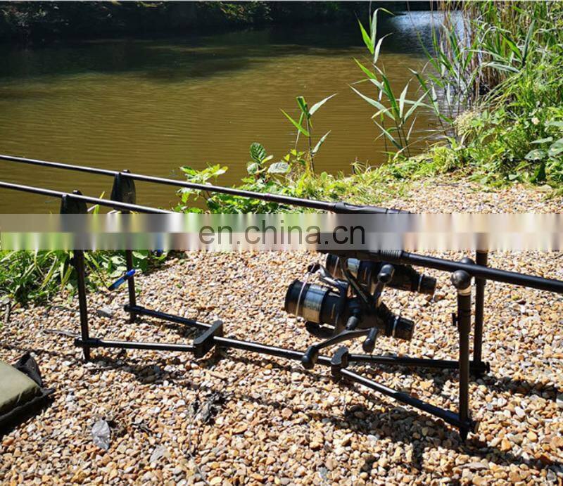 Amazon Fishing Rod Bracket Aluminum Alloy Ground Plug Bracket With Bag Carp Fishing Rod Pod