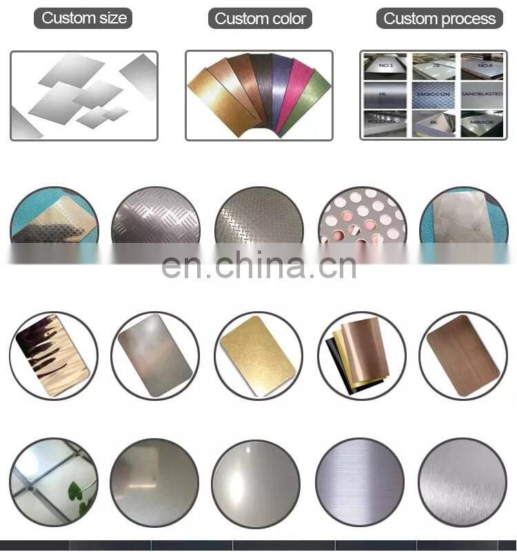 Embossed anti slip 304 stainless steel checkered diamond plate