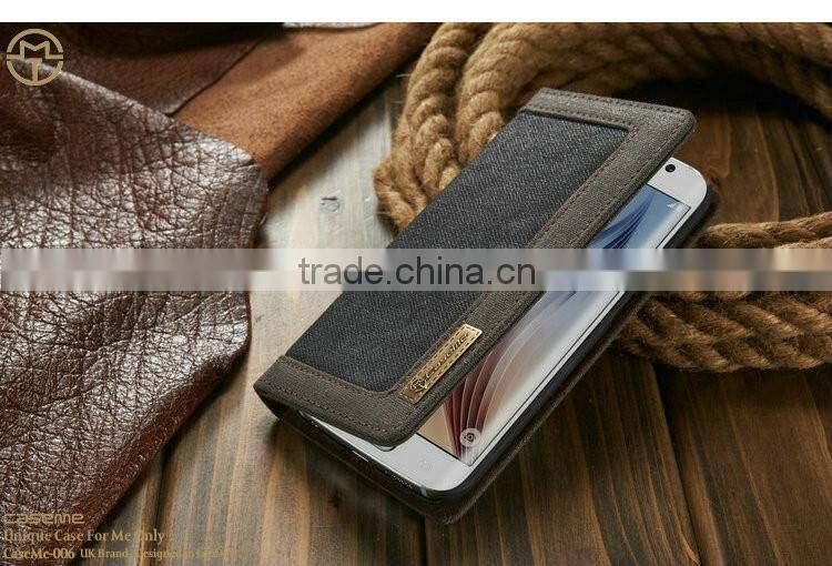 3 Card Slots Wallet Case for Samsung S6, for Samsung Galaxy S6 S7 S7 edge Cover, Accessary Cellphone Case for S6 edge