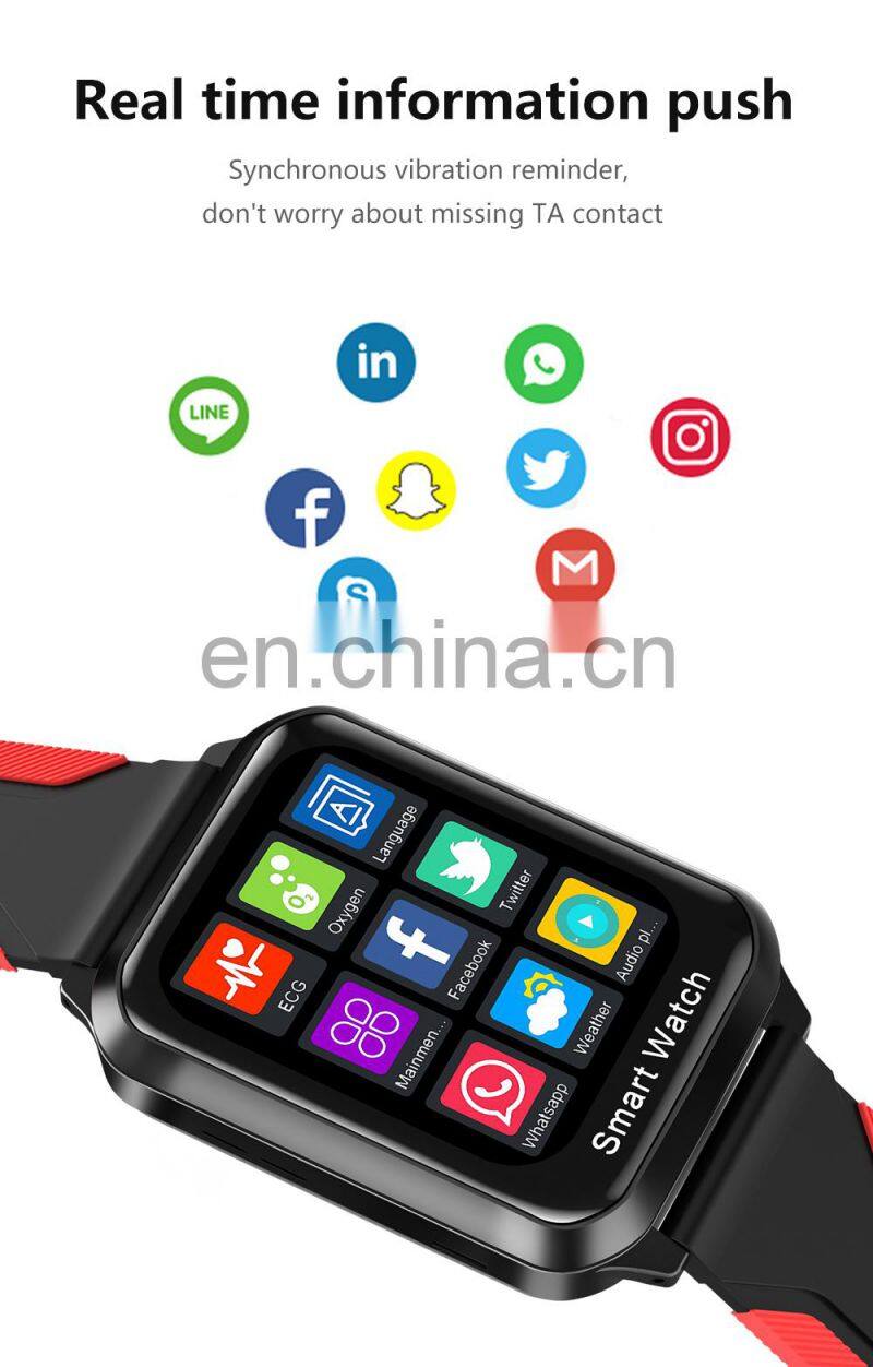 No1 Smart Watch BT Music Control Heart Rate Blood Oxygen Waterproof Customize Dial Series 6 Smart Watch