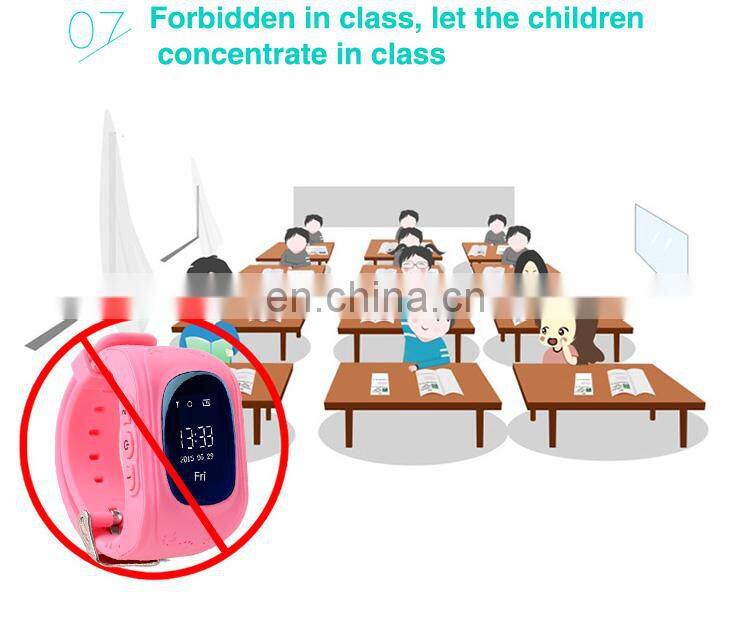 Reloj talking tracker smart wach touch smartwatch Q50 GPS kids LCD eled safety for kids with sim walkie talkies talkie