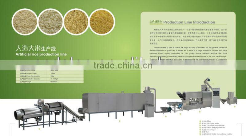 delon artificial rice production machine in jinan