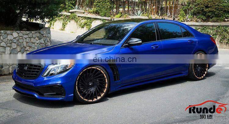 RUNDE W222 WD Style Car Bumper Car Full Body Kit For 2014-2017 Mercedes S-Class W222