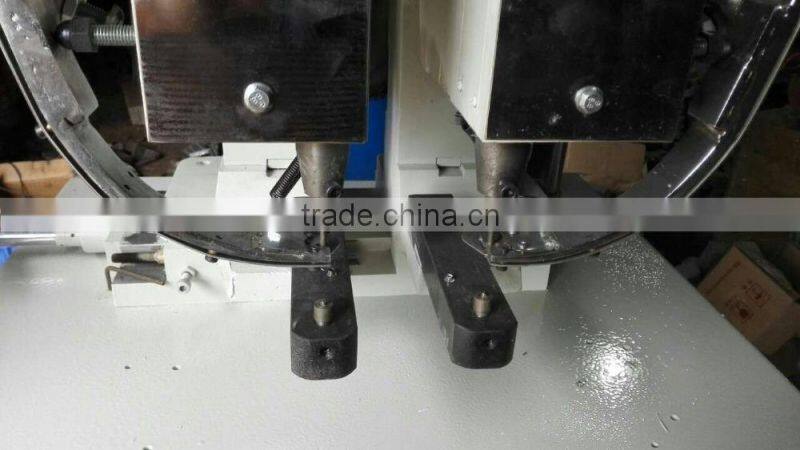 HAS VIDEO 195 Cycles 2 Heads Electric Paper Bag,Non Woven Bag,Shopping Bag Semi Automatic Eyelet Punch Machine