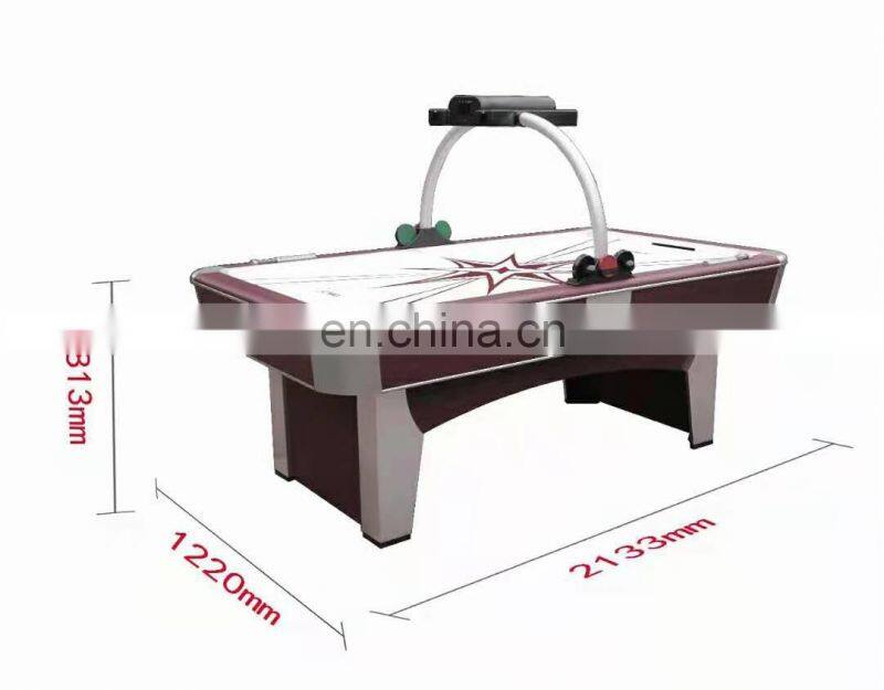 fashionable MDF/PVC billiard+tennis+hockey table